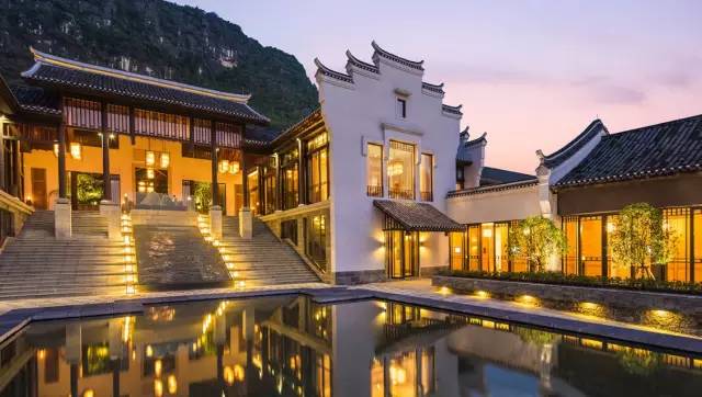 新中式建筑，悅榕莊中式酒店