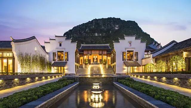 新中式建筑，悅榕莊中式酒店