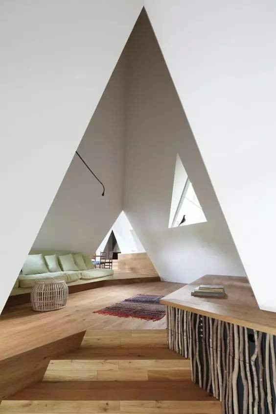 新中式建筑，創(chuàng)意三角屋