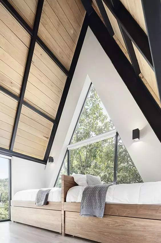 新中式建筑，創(chuàng)意三角屋