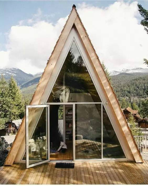 新中式建筑，創(chuàng)意三角屋