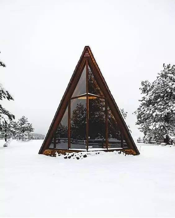 新中式建筑，創(chuàng)意三角屋