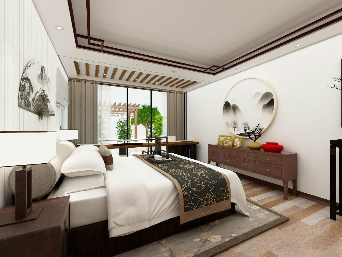 新中式，簡潔大氣的中式裝修