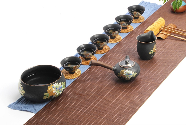 花面立體復古窯變茶具