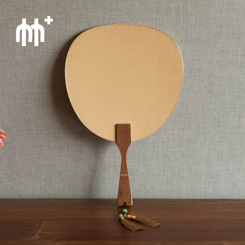 極簡竹漿紙團扇