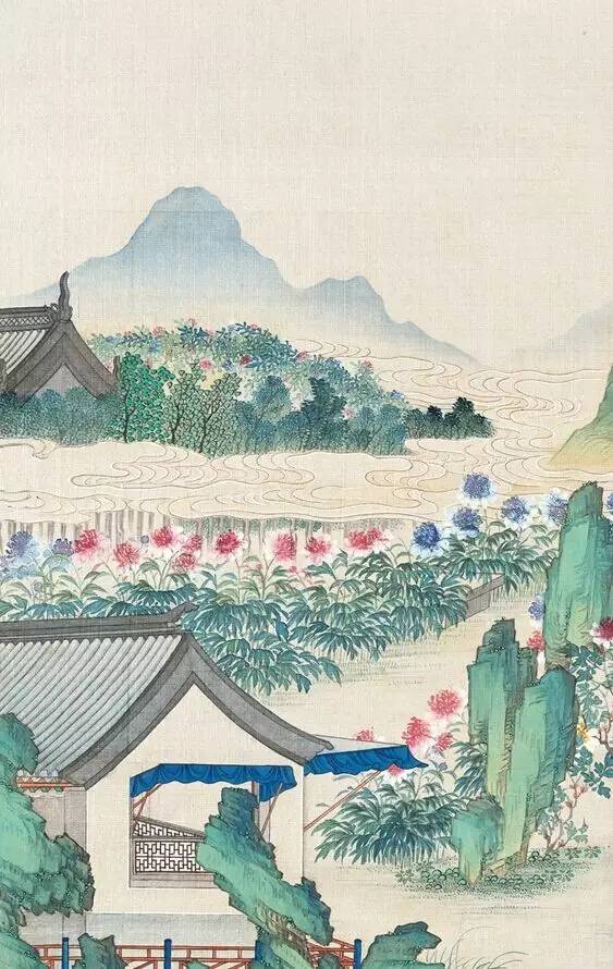 庭院深深，佳人依在