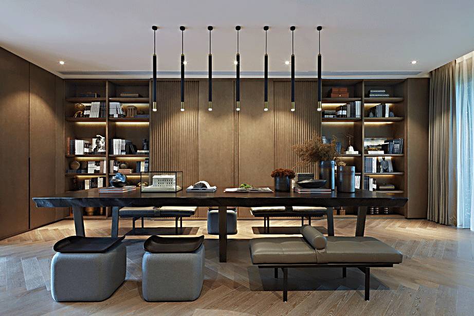 書房和茶室，新中式風格的絕佳展現(xiàn)