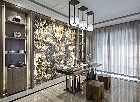 書(shū)房和茶室，新中式風(fēng)格的絕佳展現(xiàn)