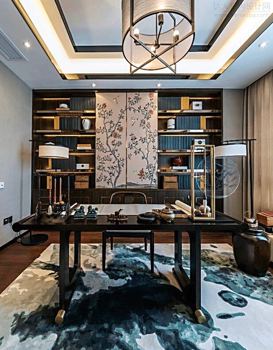 書(shū)房和茶室，新中式風(fēng)格的絕佳展現(xiàn)