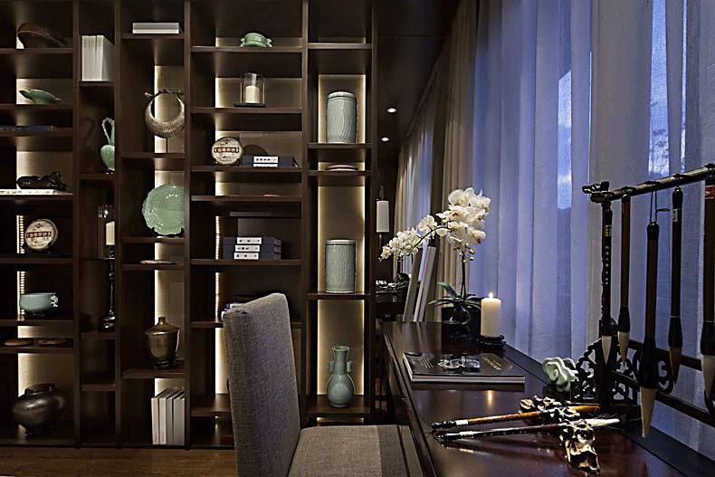 書房和茶室，新中式風(fēng)格的絕佳展現(xiàn)