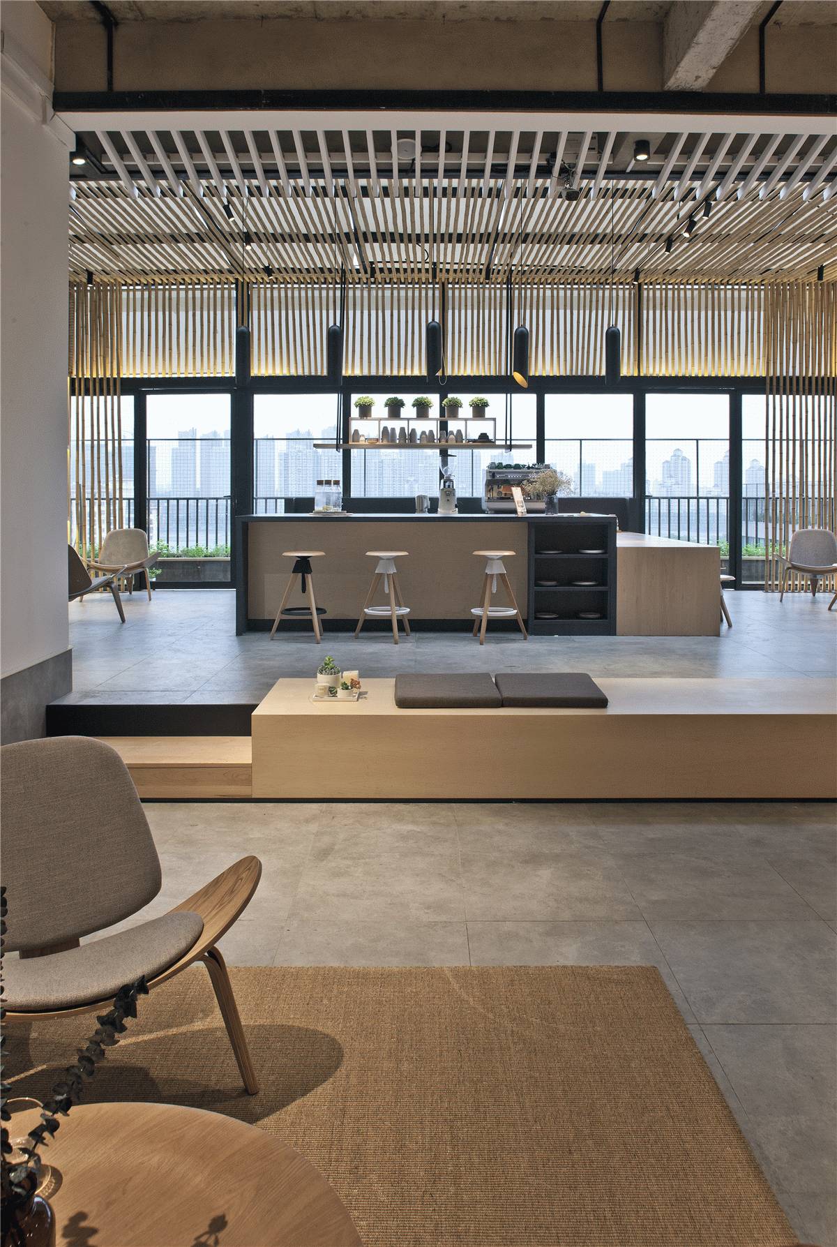 隱于繁華都市間，云初空間新中式裝修設(shè)計(jì)