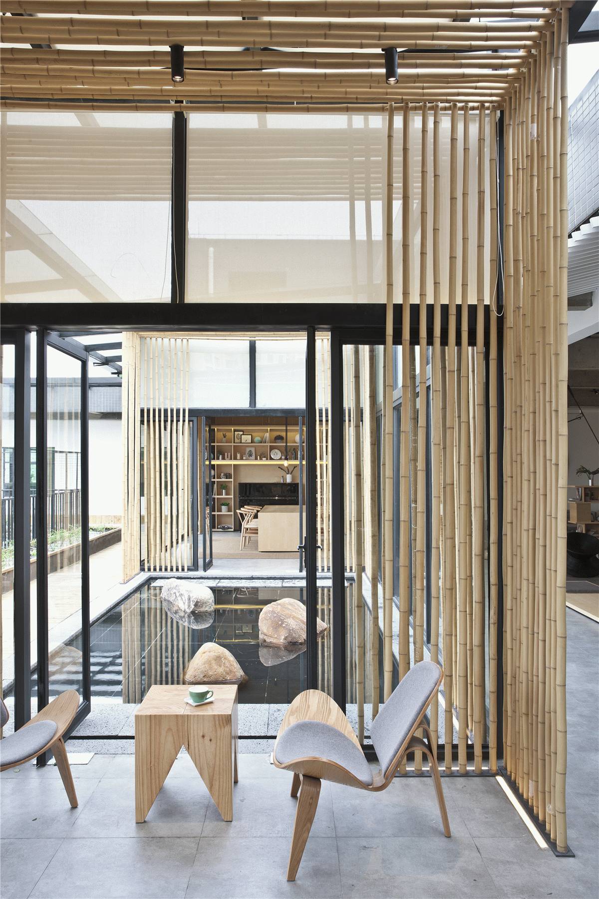 隱于繁華都市間，云初空間新中式裝修設(shè)計(jì)