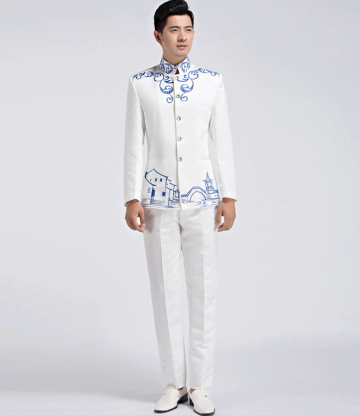 刺繡家佳樂文學(xué)中山裝