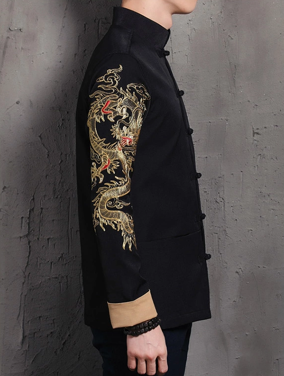 個性刺繡家佳樂文學唐裝