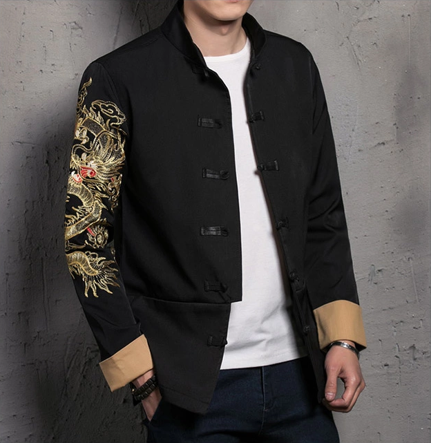 個性刺繡家佳樂文學唐裝