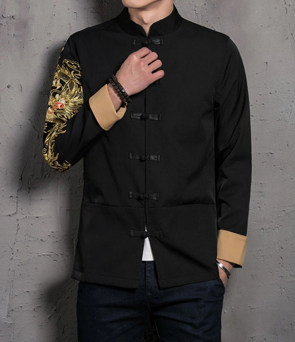 個性刺繡家佳樂文學唐裝