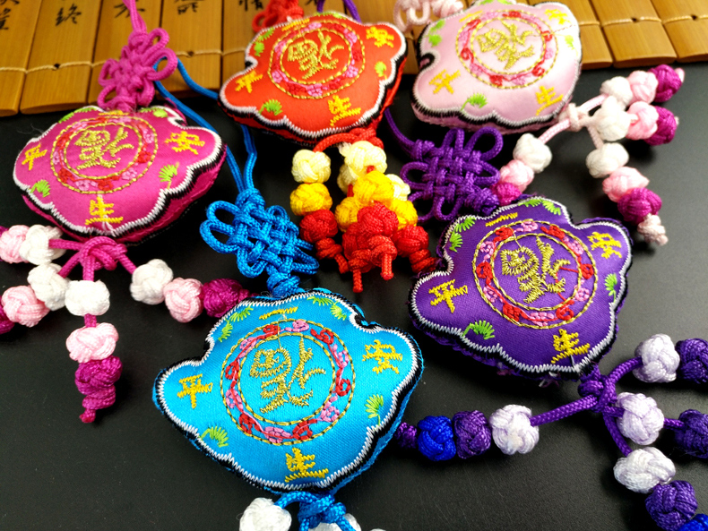 家佳樂文學刺繡紀念品繡花香包掛件