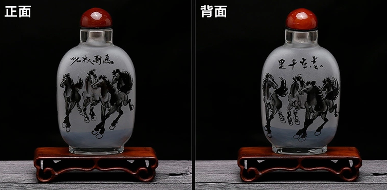 家佳樂(lè)文學(xué)民間傳統(tǒng)手繪內(nèi)畫(huà)圖鼻煙壺