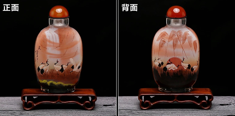 家佳樂(lè)文學(xué)民間傳統(tǒng)手繪內(nèi)畫(huà)圖鼻煙壺