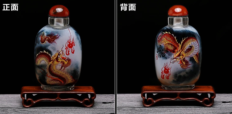 家佳樂文學(xué)民間傳統(tǒng)手繪內(nèi)畫圖鼻煙壺