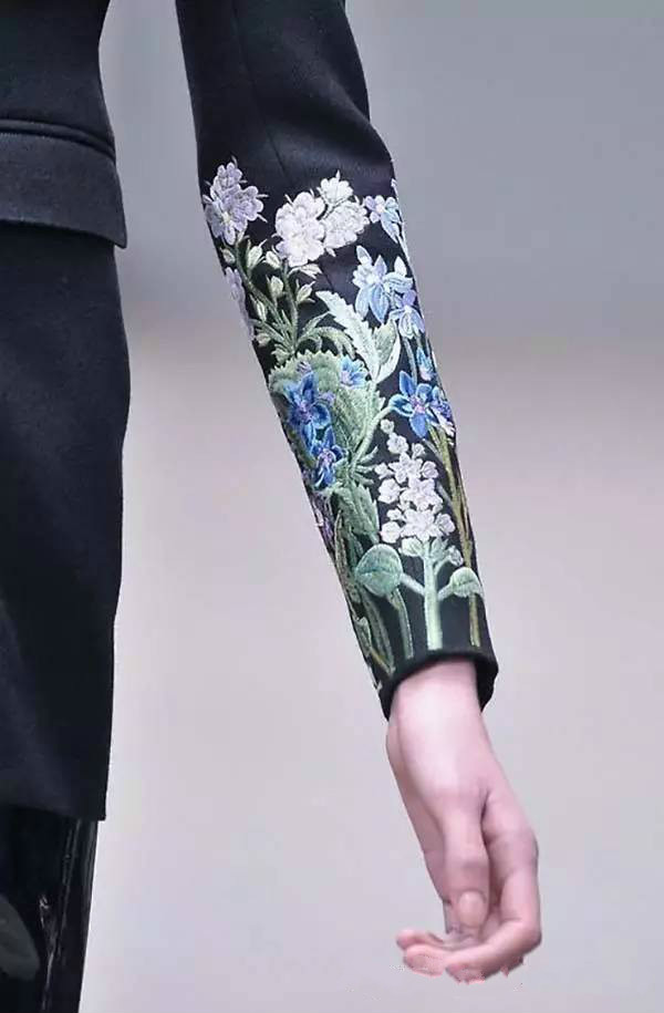 美的讓人無(wú)法呼吸，唯美刺繡圖案圖片