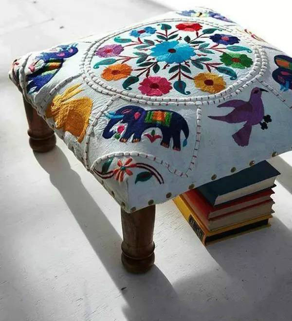 美的讓人無(wú)法呼吸，唯美刺繡圖案圖片