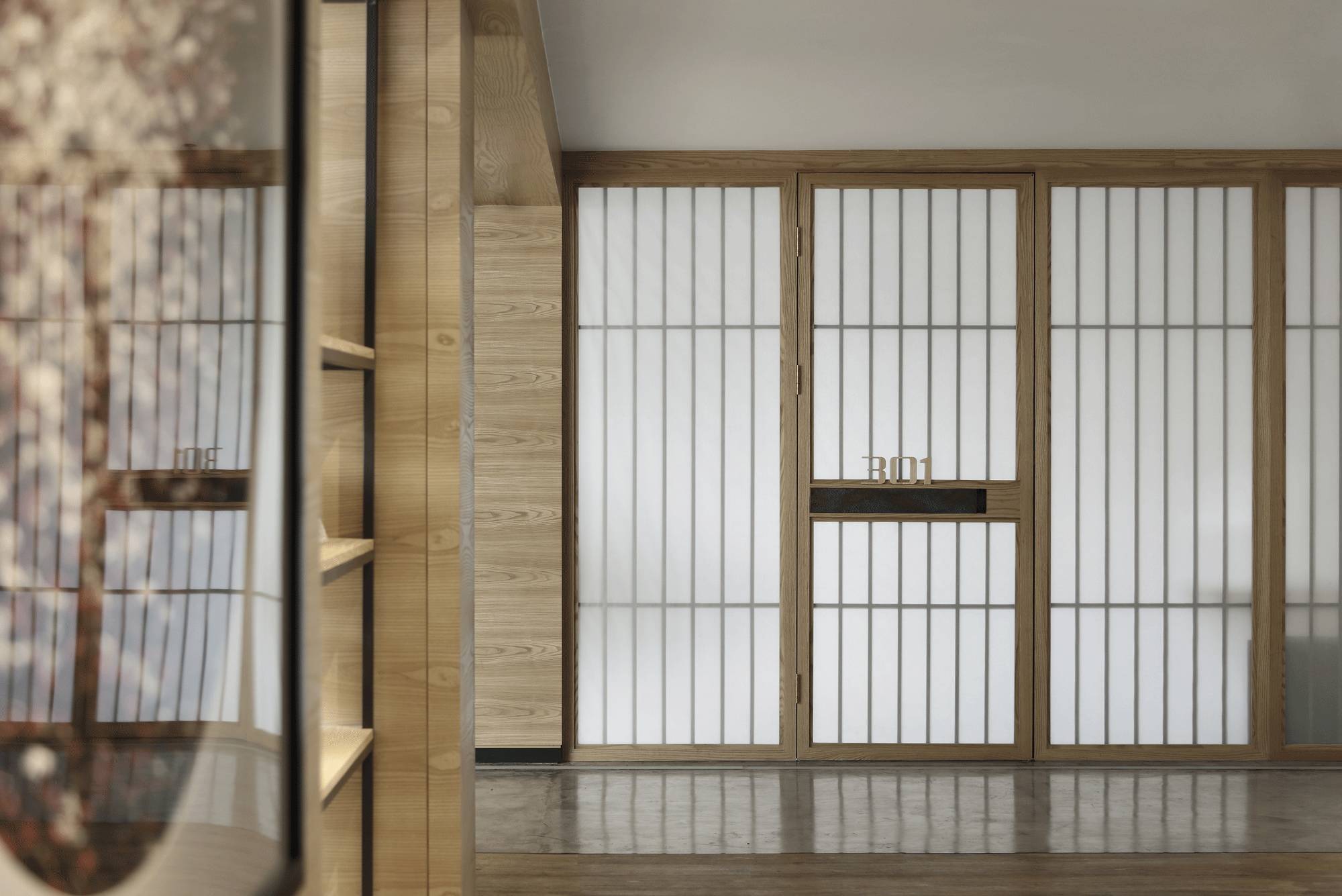 樸素安靜的禪意原木空間，中式裝修造景藝術(shù)