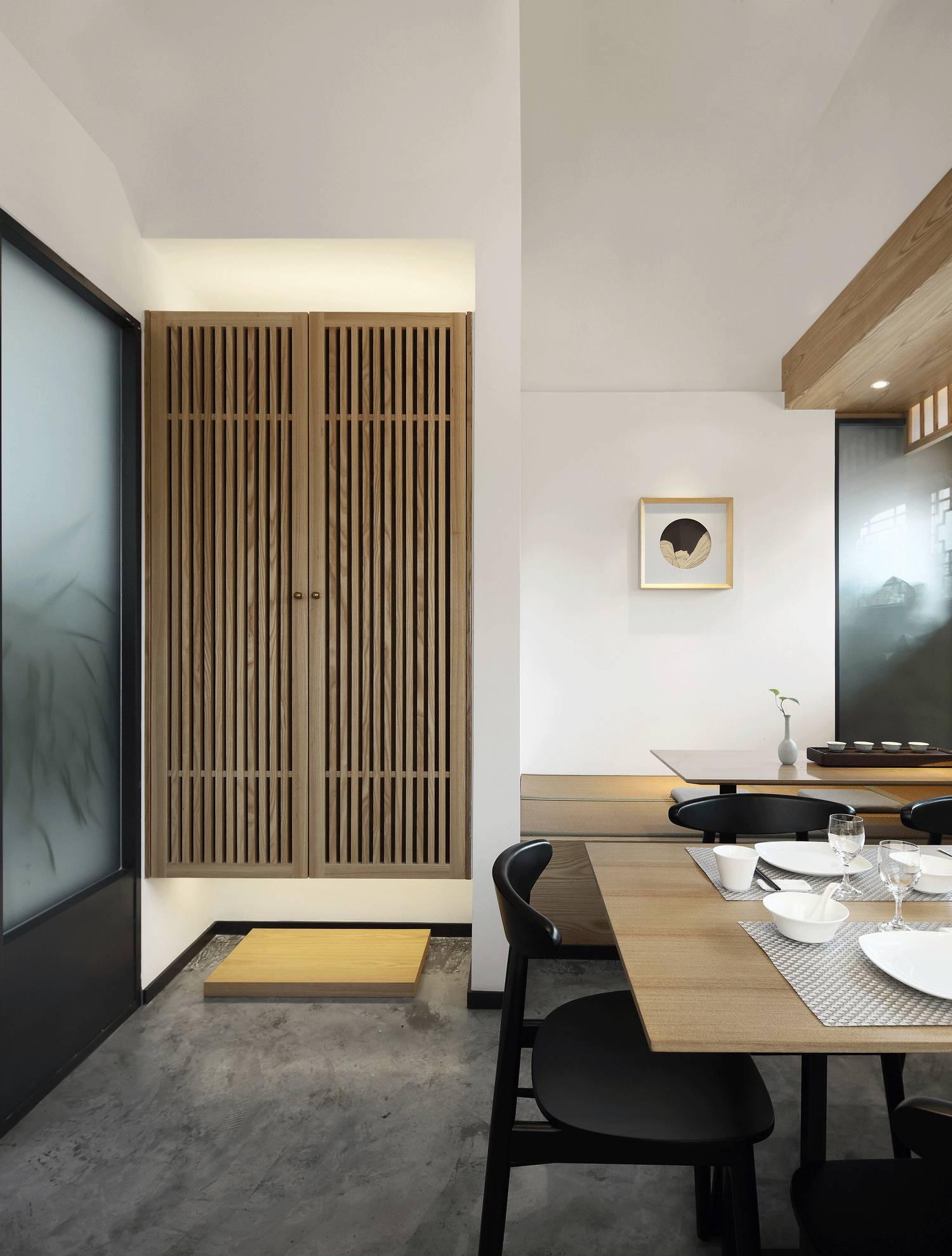 樸素安靜的禪意原木空間，中式裝修造景藝術(shù)