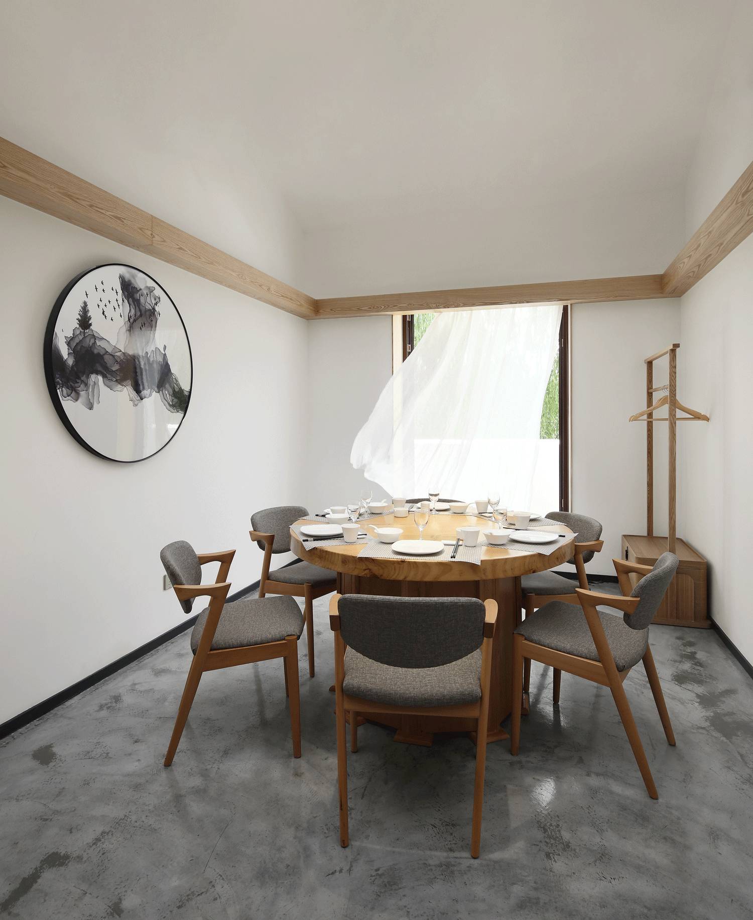 樸素安靜的禪意原木空間，中式裝修造景藝術(shù)