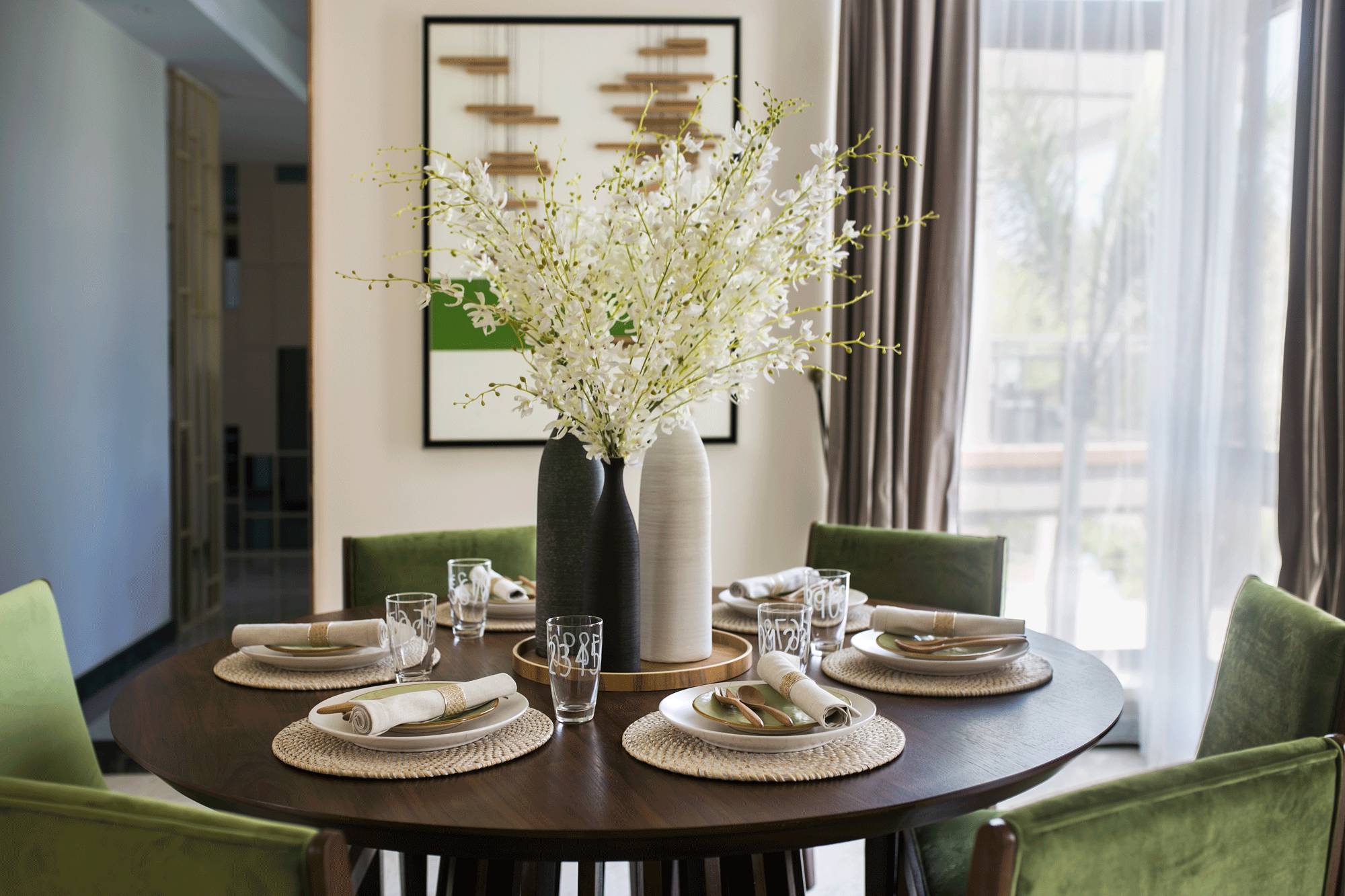 茶·時光的故事，290㎡典雅新中式裝修設(shè)計