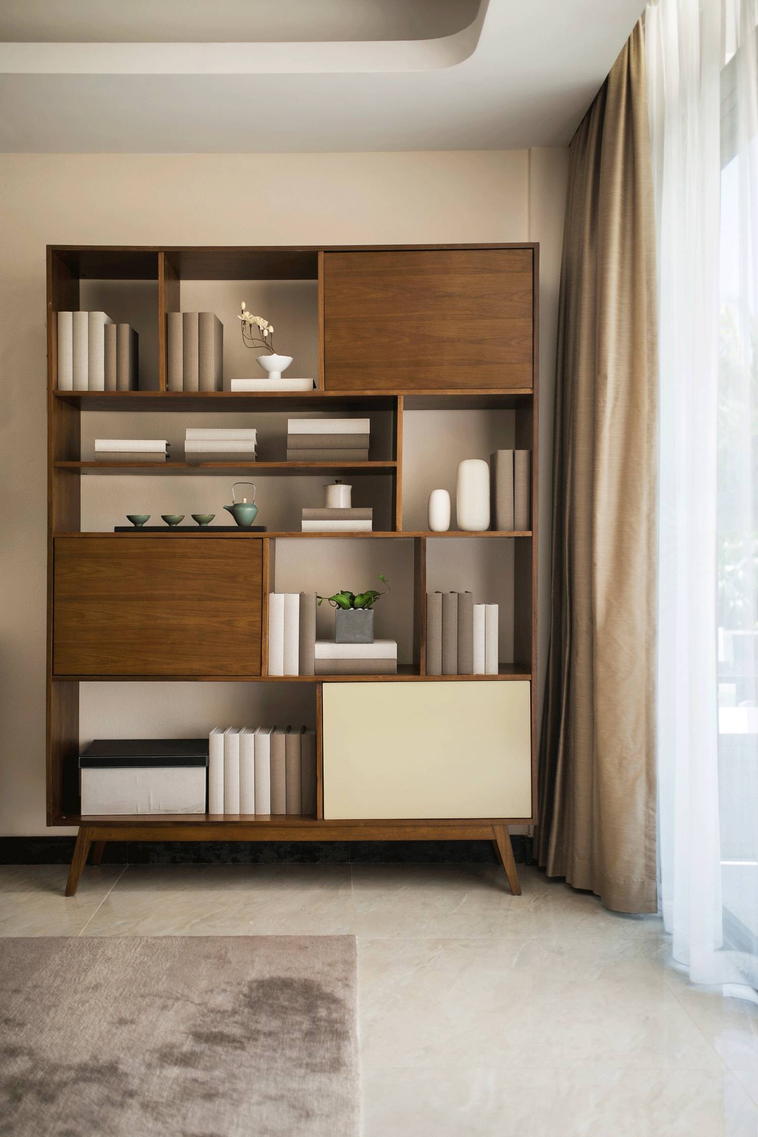 茶·時光的故事，290㎡典雅新中式裝修設(shè)計