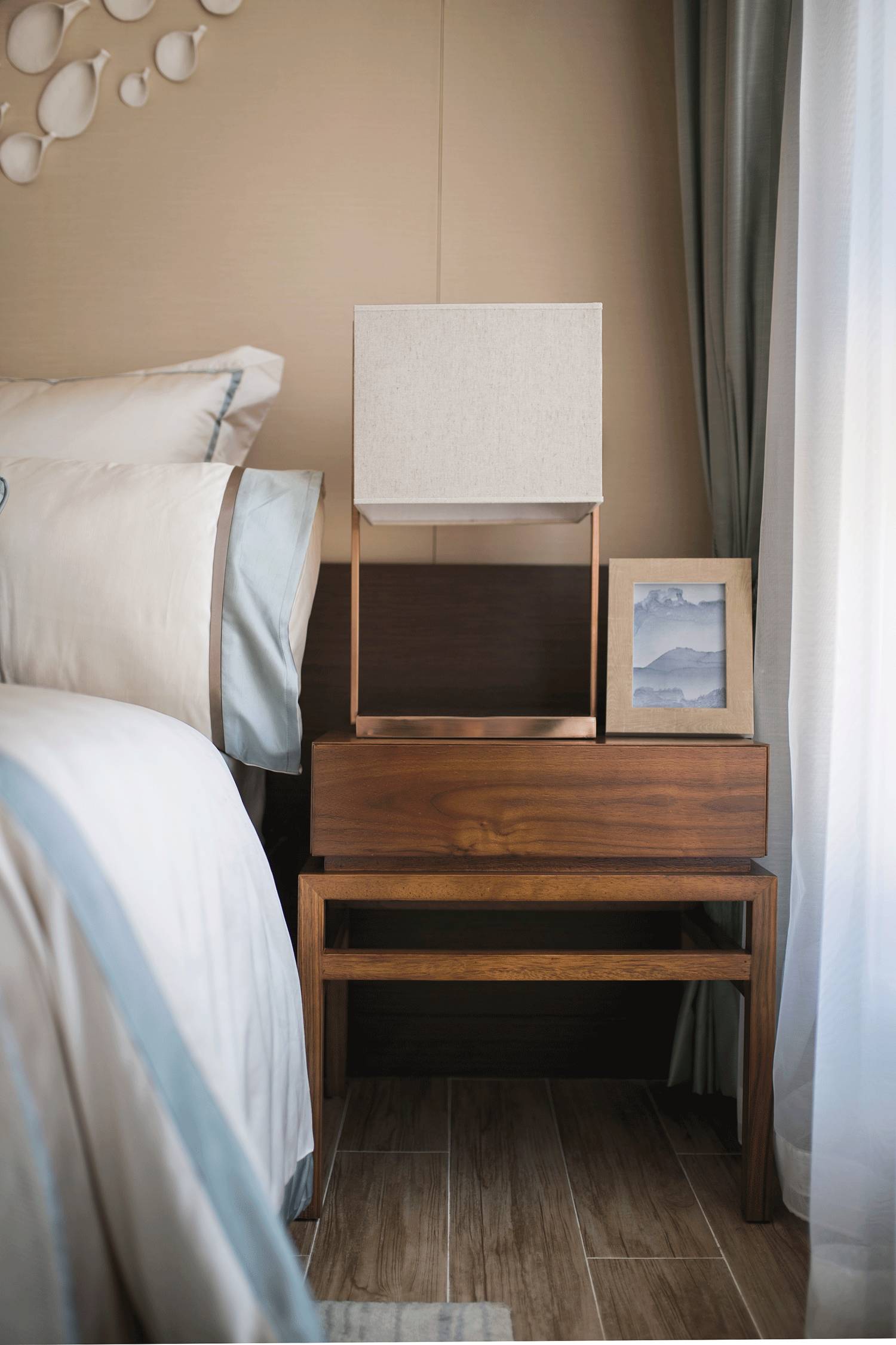 茶·時(shí)光的故事，290㎡典雅新中式裝修設(shè)計(jì)