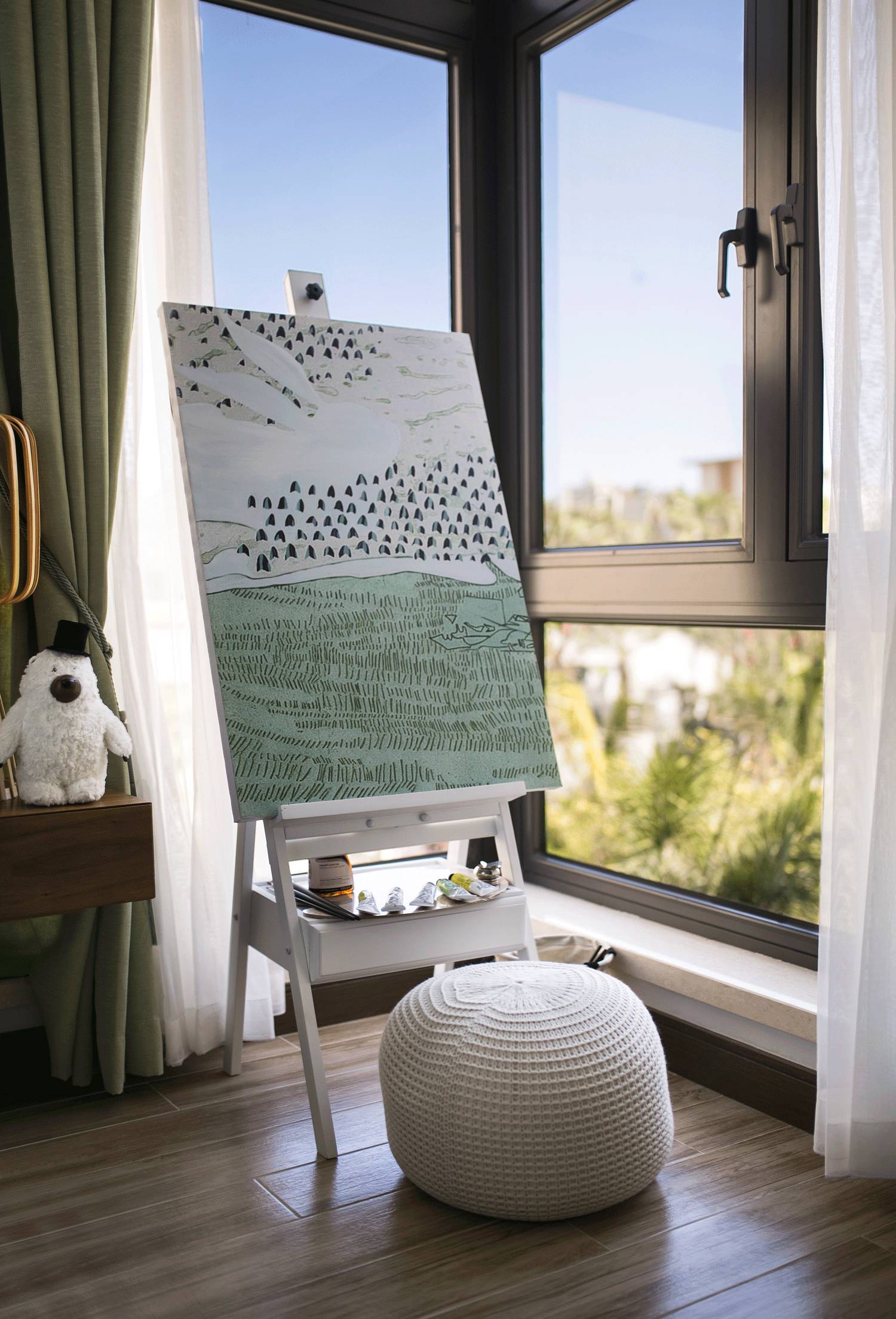 茶·時(shí)光的故事，290㎡典雅新中式裝修設(shè)計(jì)