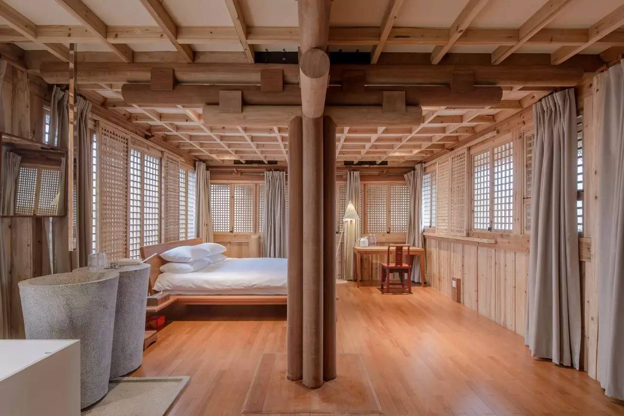 潤舍民宿設計，傳統(tǒng)木結構的運用