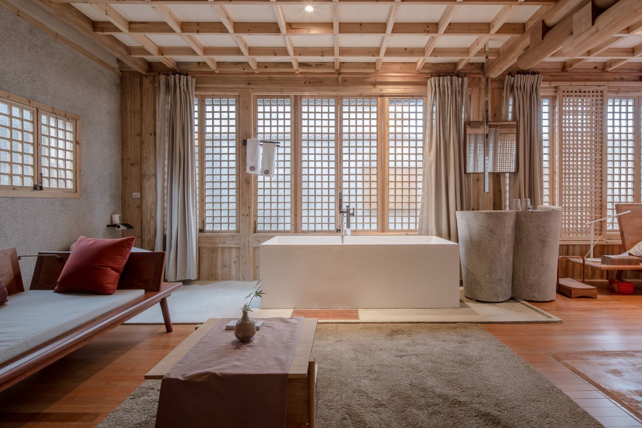 潤舍民宿設計，傳統(tǒng)木結構的運用