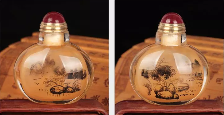 壺里有乾坤，手工內(nèi)畫鼻煙壺