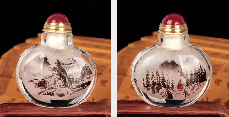 壺里有乾坤，手工內(nèi)畫鼻煙壺