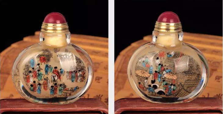 壺里有乾坤，手工內(nèi)畫鼻煙壺