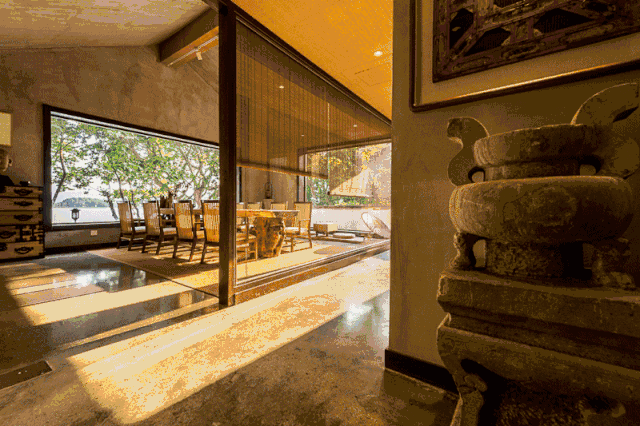 青桐·青竹茶舍，茶香縹緲靜賞西湖