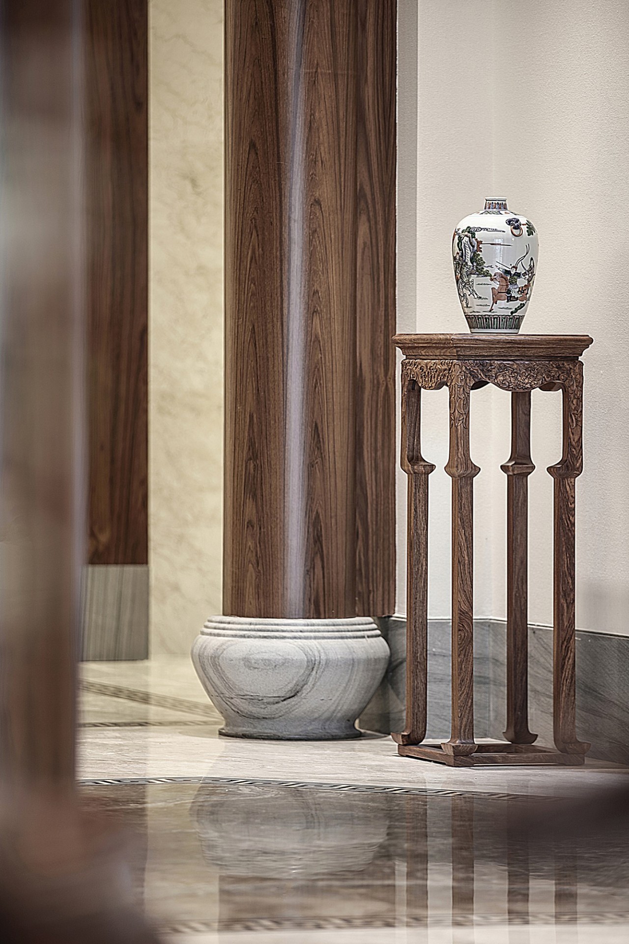 龍光御海天禧別墅樣板房，高端大氣的新中式豪