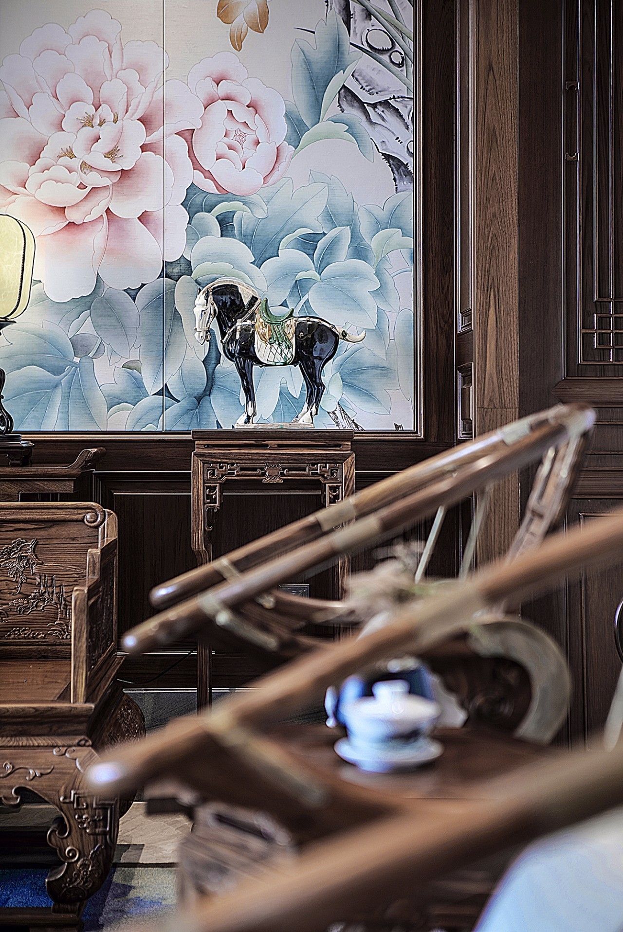 龍光御海天禧別墅樣板房，高端大氣的新中式豪