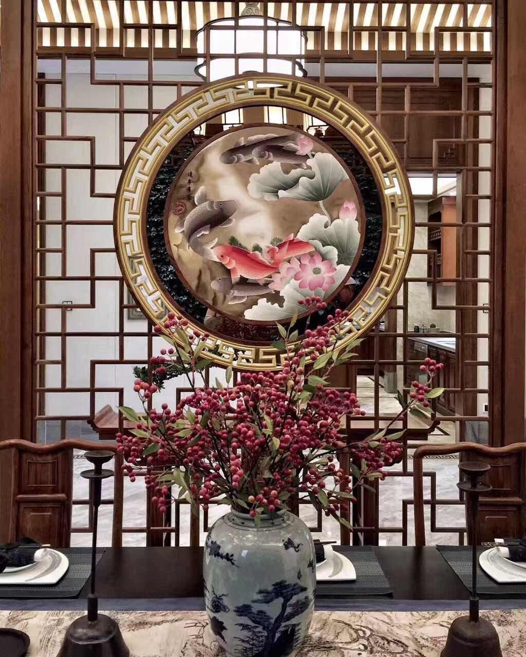 龍光御海天禧別墅樣板房，高端大氣的新中式豪