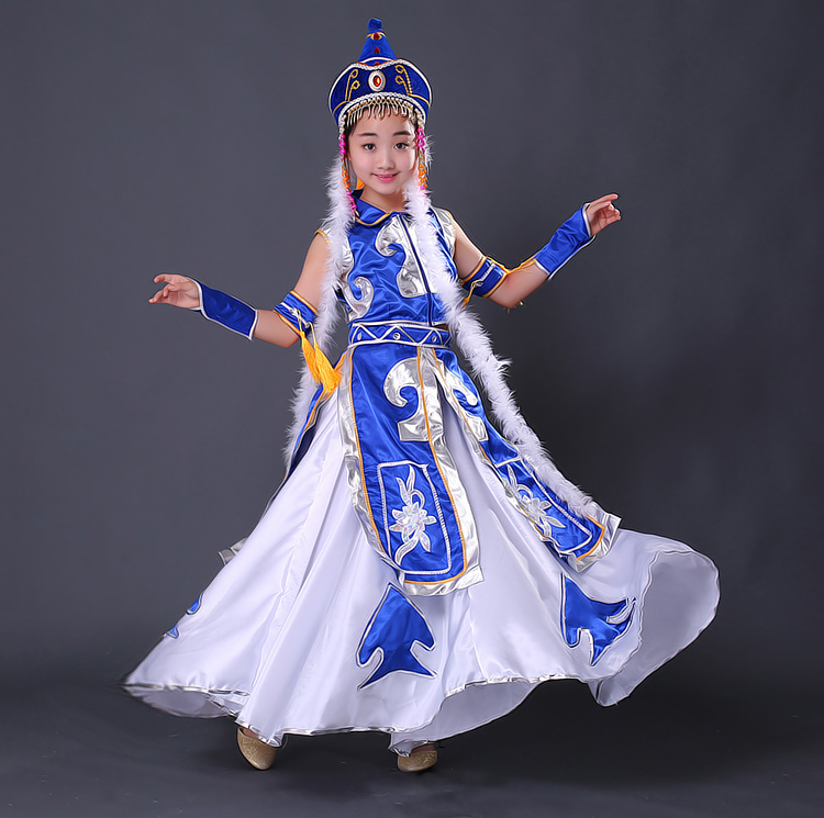 高貴典雅的蒙古族少數民族服裝