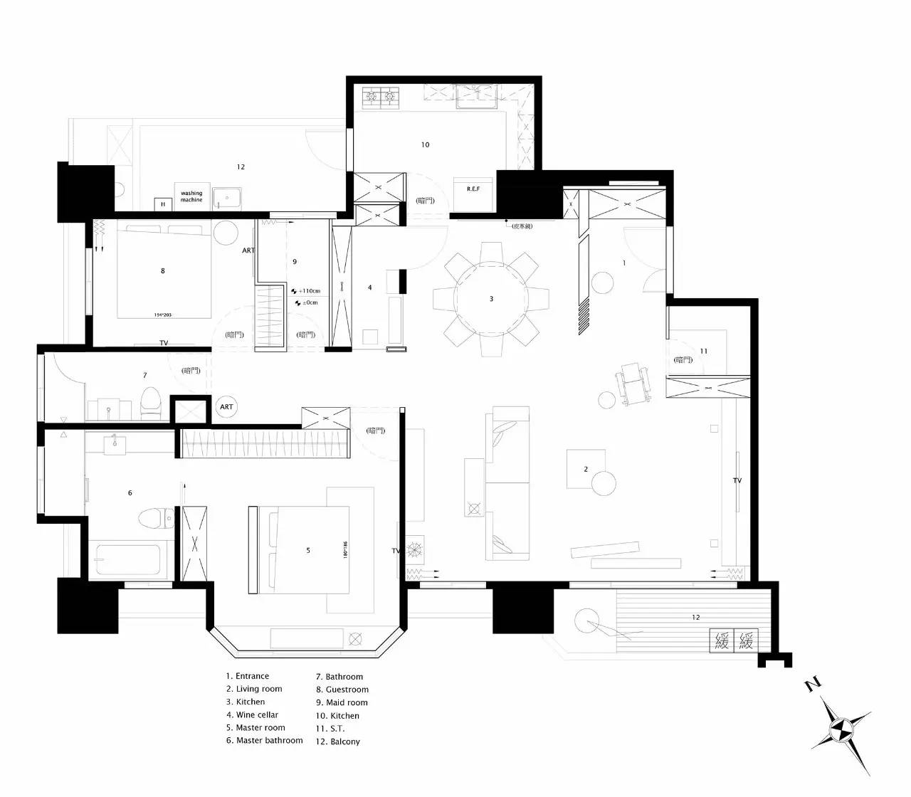 水泥+舊木，締造出具情懷的中式裝修設(shè)計(jì)