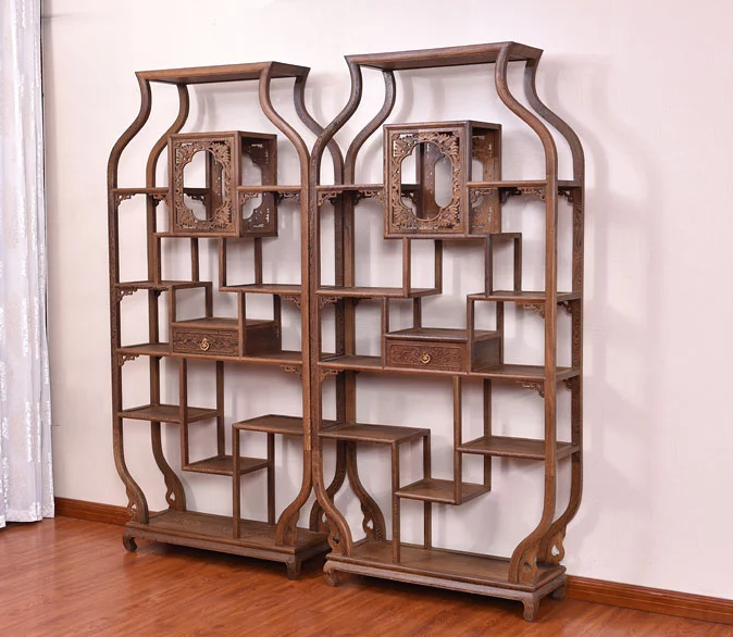 紅木家具博古架，中式實(shí)木古董架