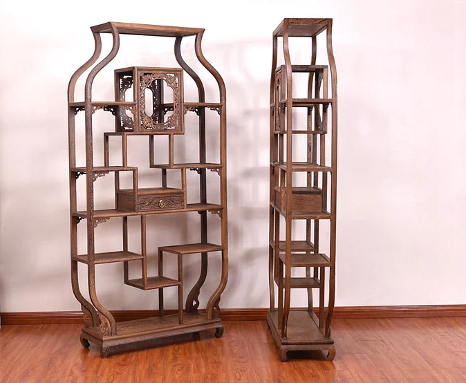 紅木家具博古架，中式實(shí)木古董架