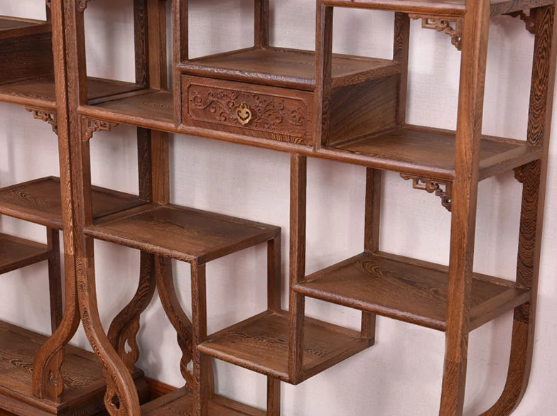 紅木家具博古架，中式實(shí)木古董架