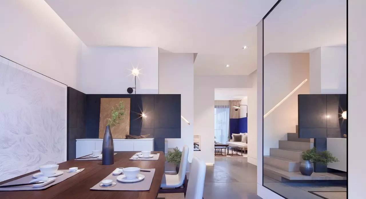 新中式別墅裝修設(shè)計，鄭州美景東望別墅