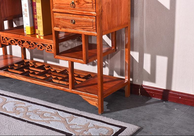 明清古典實木博古架，中式博古架隔斷