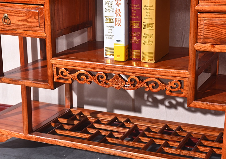 明清古典實木博古架，中式博古架隔斷